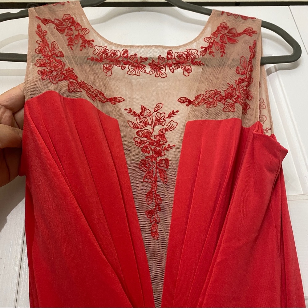 Bcbgmaxazria | Red Gown View 3